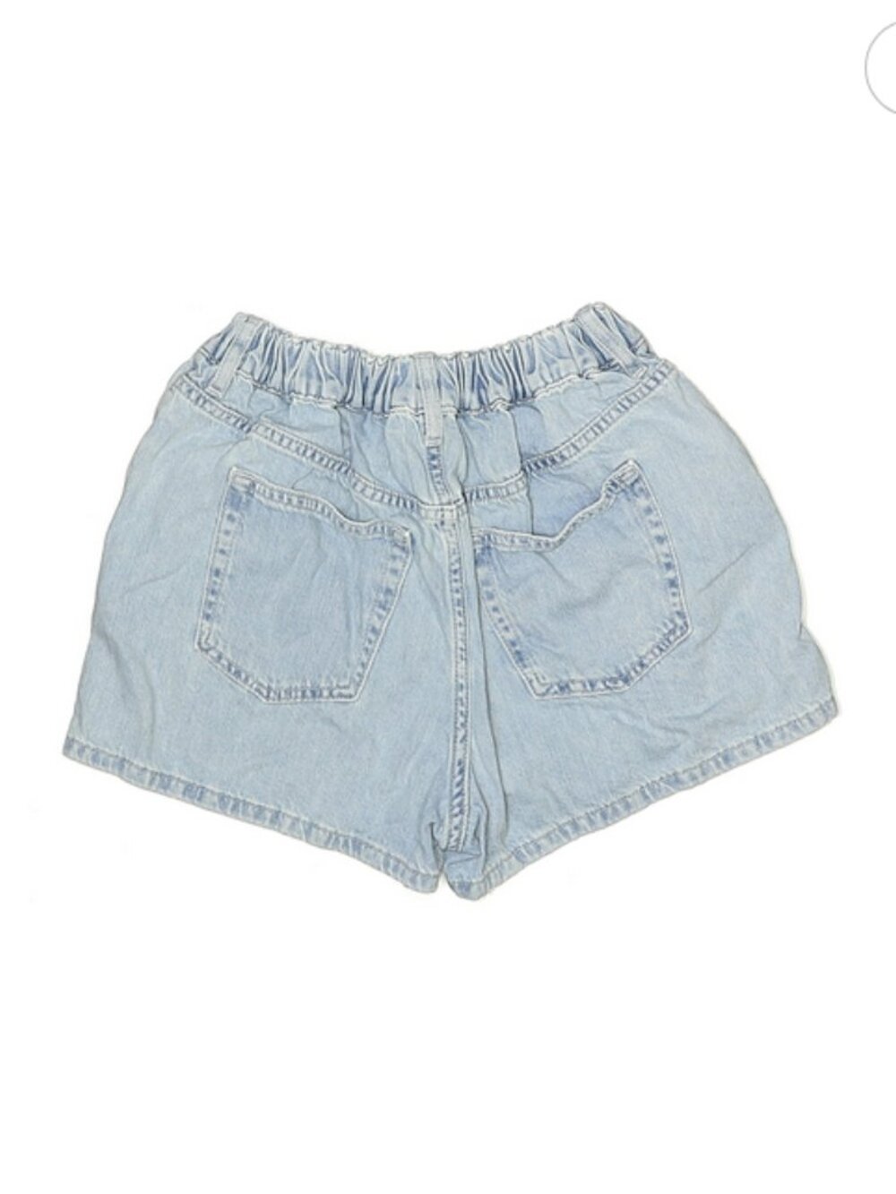 Topshop Size 2 Light Wash Denim shorts - Picture 2 of 3